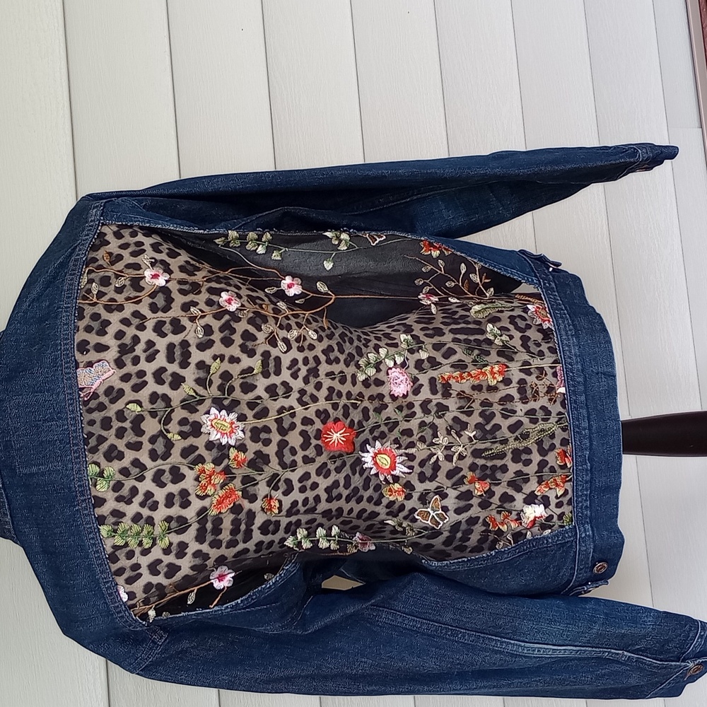 Upcycled Jean Jacket - image 4